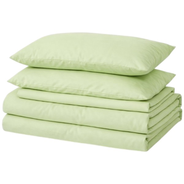 Фото - Комплект постільної білизни MirSon №12-0525 Luminary Green Mikrosatin Premium Однотонний 220х240 см (2200007228485)
